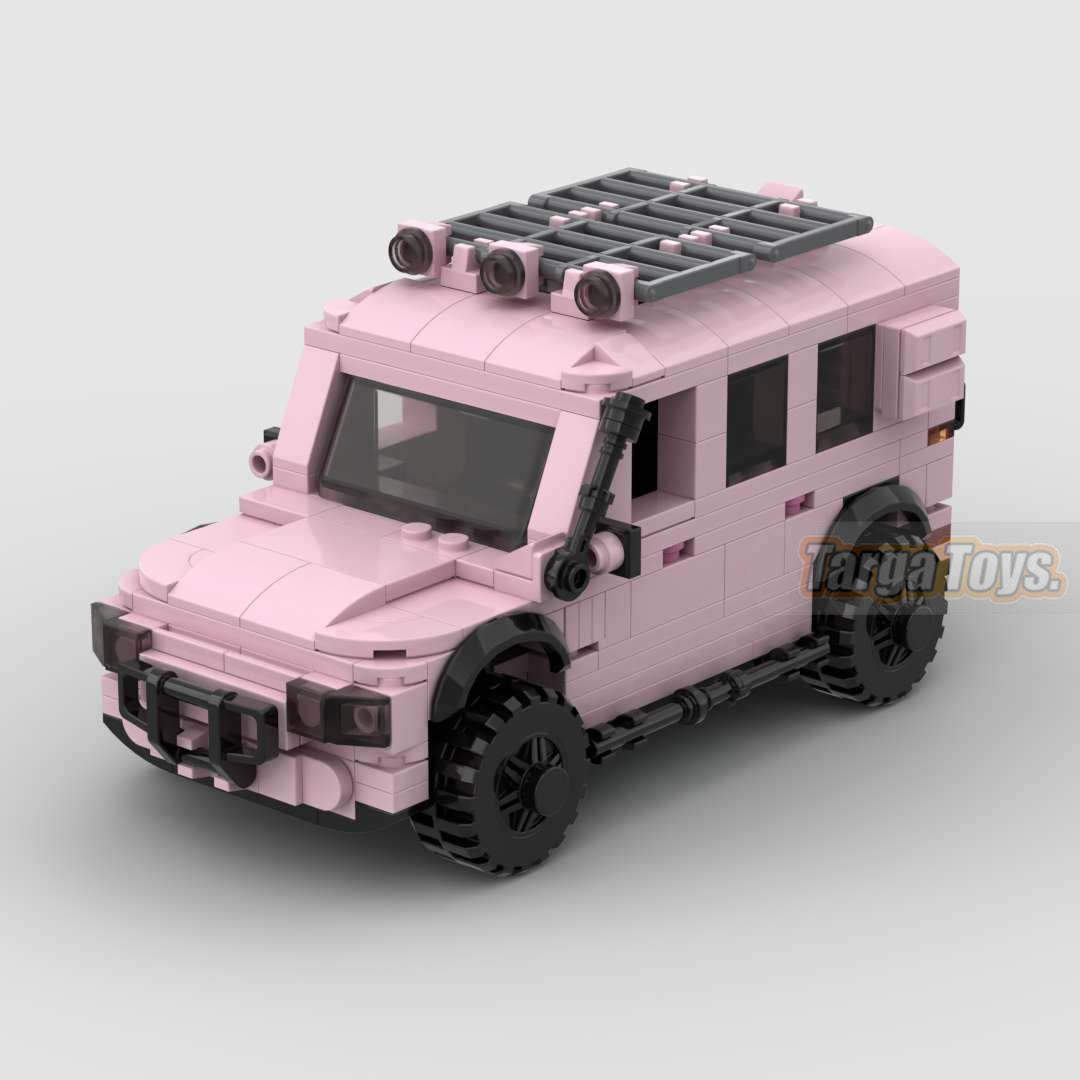 Targa Toys™ Off Roader Pink - Building Blocks Set | Targa Toys