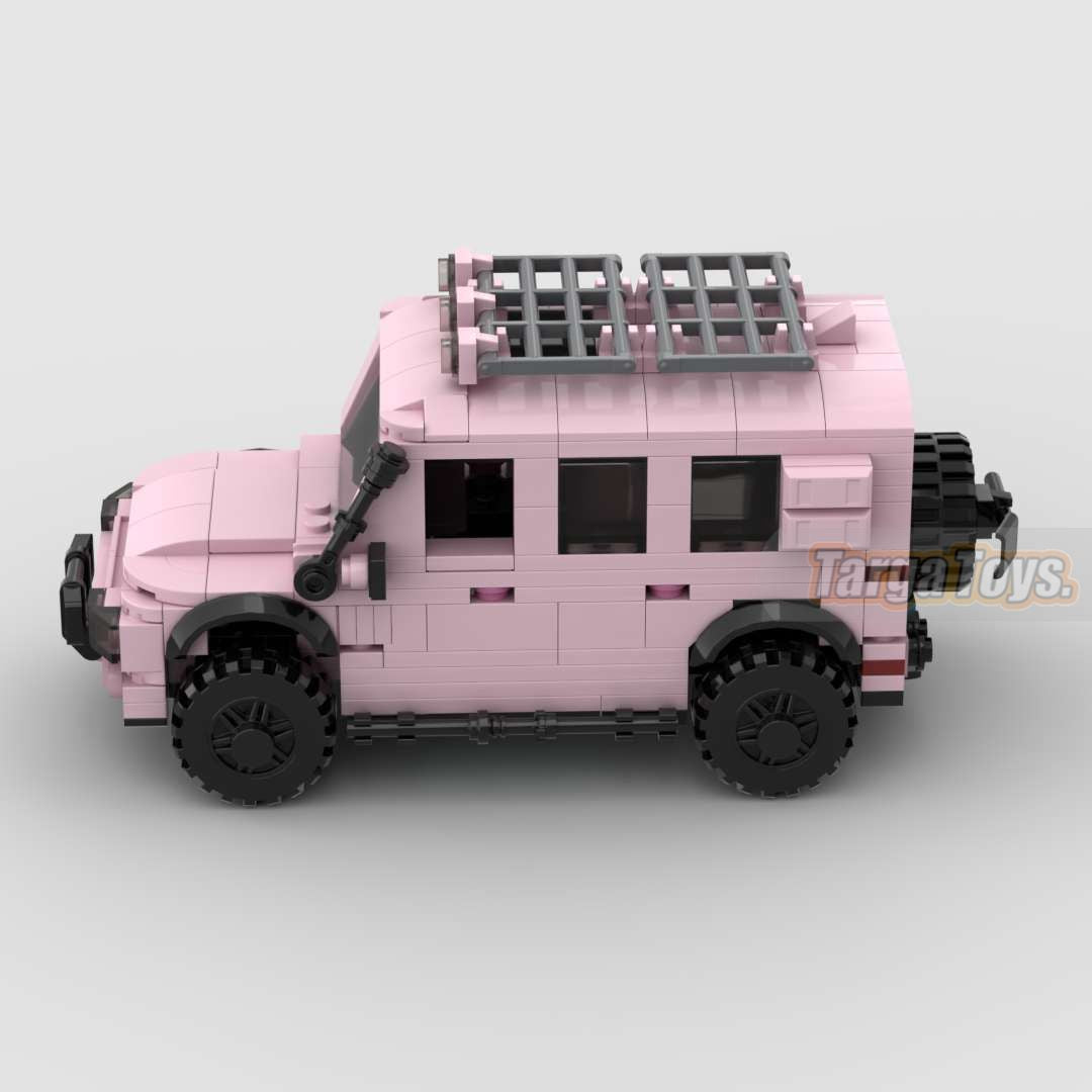 Targa Toys™ Off Roader Pink - Building Blocks Set | Targa Toys