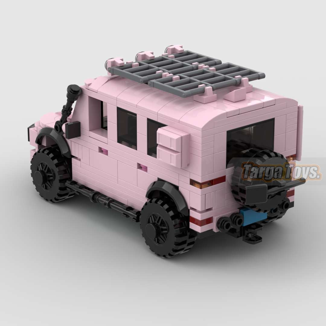 Targa Toys™ Off Roader Pink - Building Blocks Set | Targa Toys