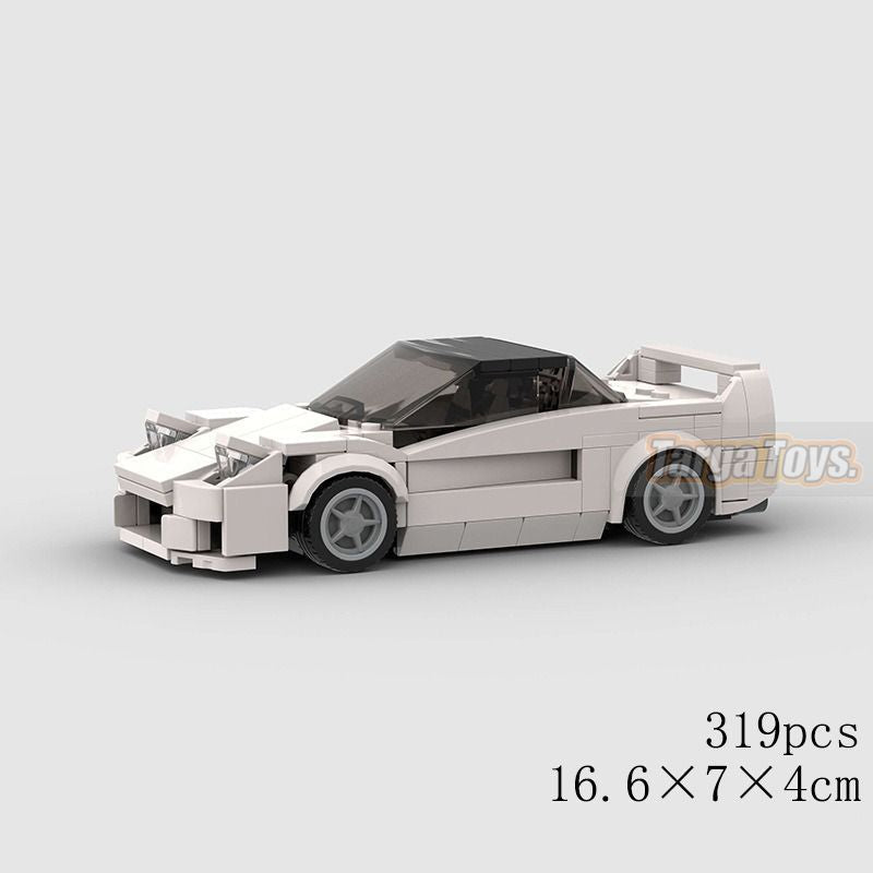 Honda NSX White Championship - Building Blocks Set | Targa Toys