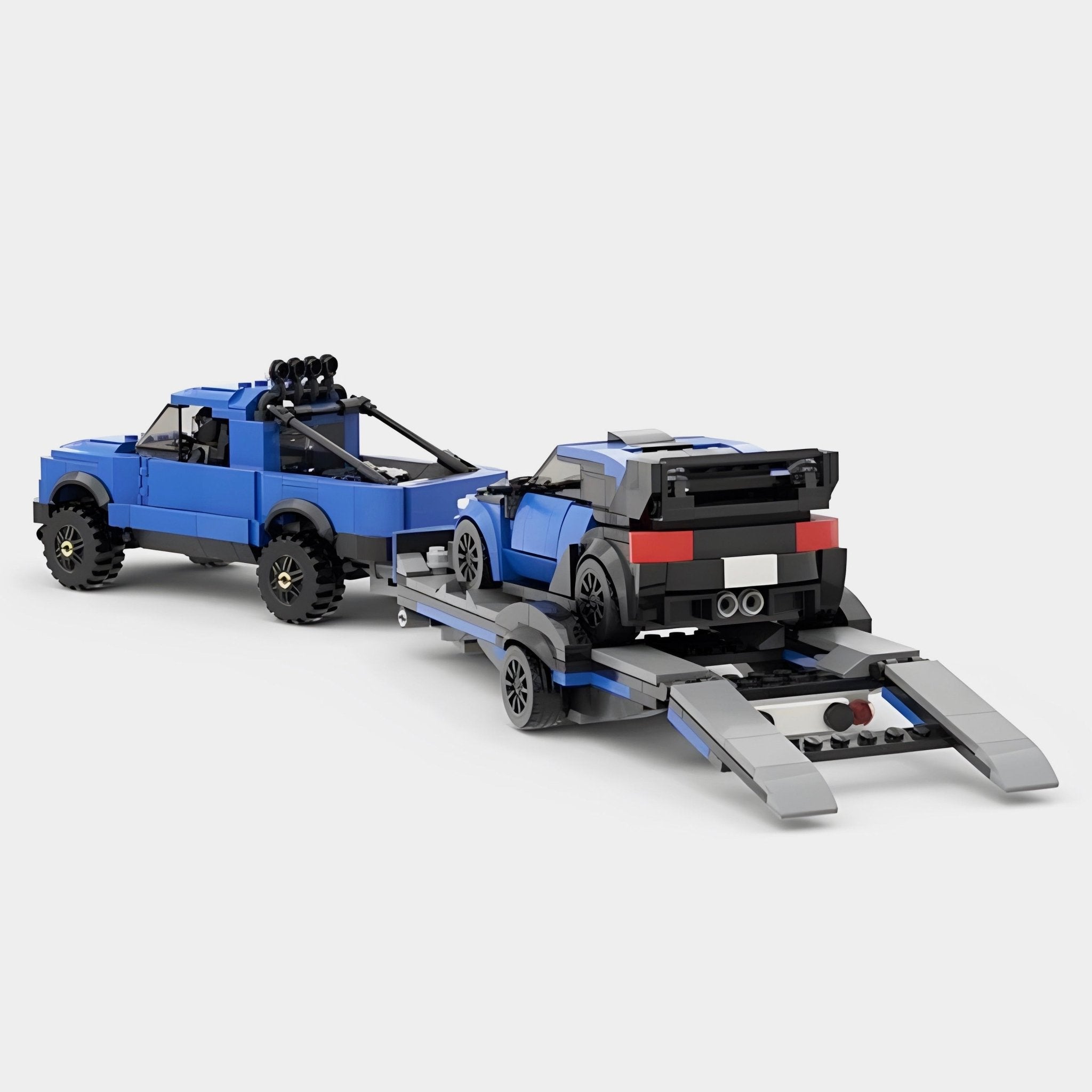 Ford Raptor F150 with trailer + Ford Fiesta Rally - Targa Toys