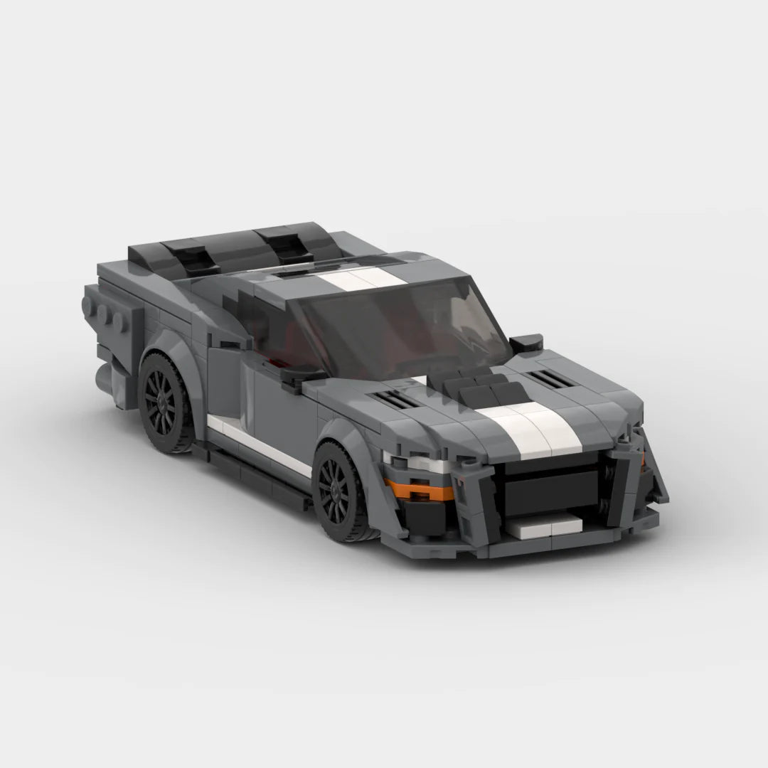 Ford Mustang Shelby GT500 Heritage made from lego building blocks