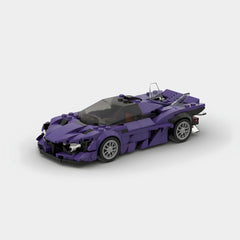 Apollo EVO Purple made from lego building blocks