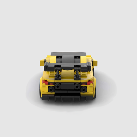 Audi R8 V10 GT3 made from lego building blocks