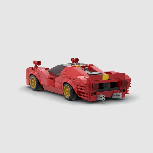Ferrari 330 P4 made from lego building blocks