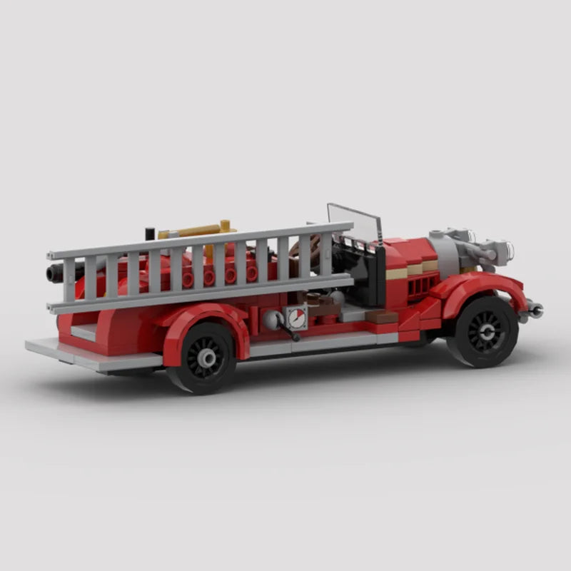 1930 Firefighter Truck - Building blocks set compatible Lego - Targa Toys