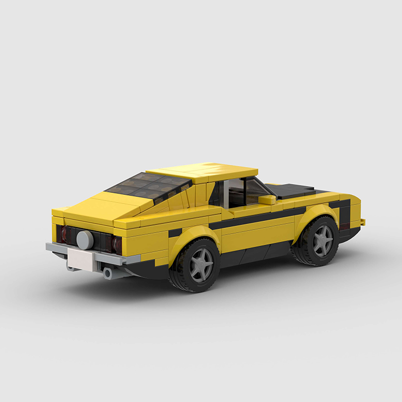 1970 Ford Mustang Mach 1 made from lego building blocks