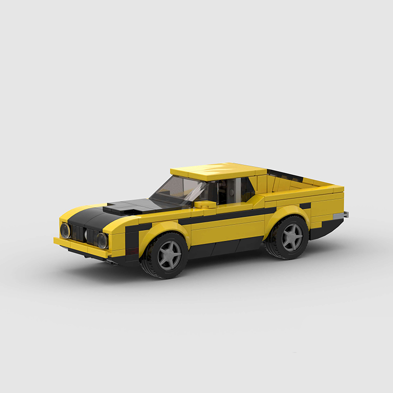 Image of 1970 Ford Mustang Mach 1 - Lego Building Blocks by Targa Toys