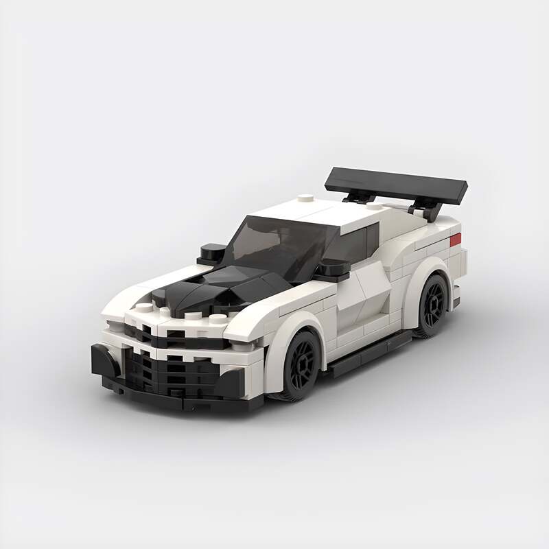 Chevrolet Camaro ZL1 1LE made from lego building blocks