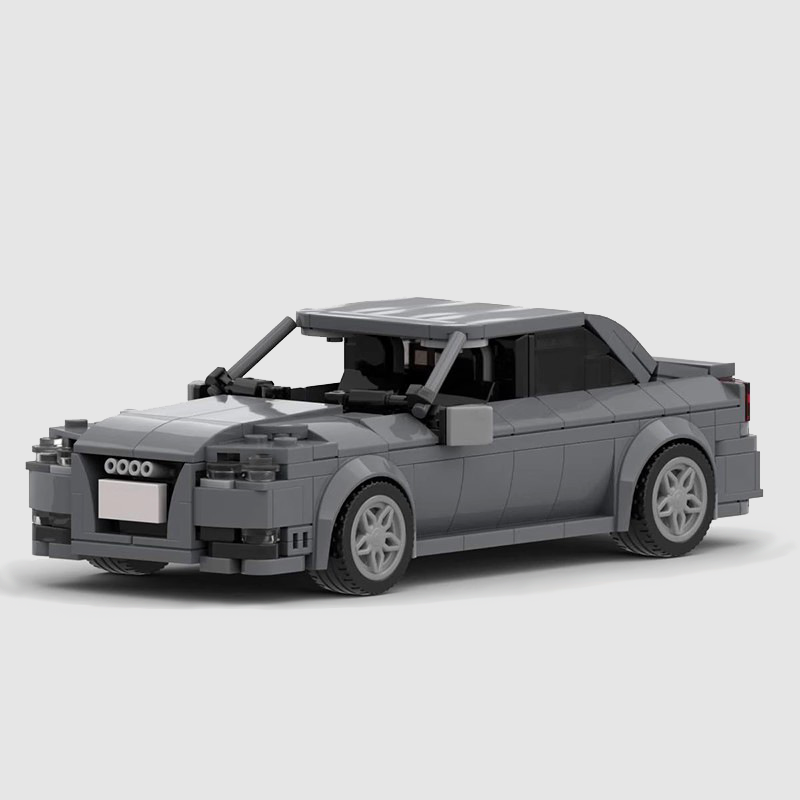 Audi RS4 made from lego building blocks