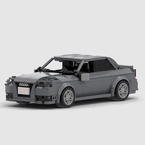 Audi RS4 made from lego building blocks