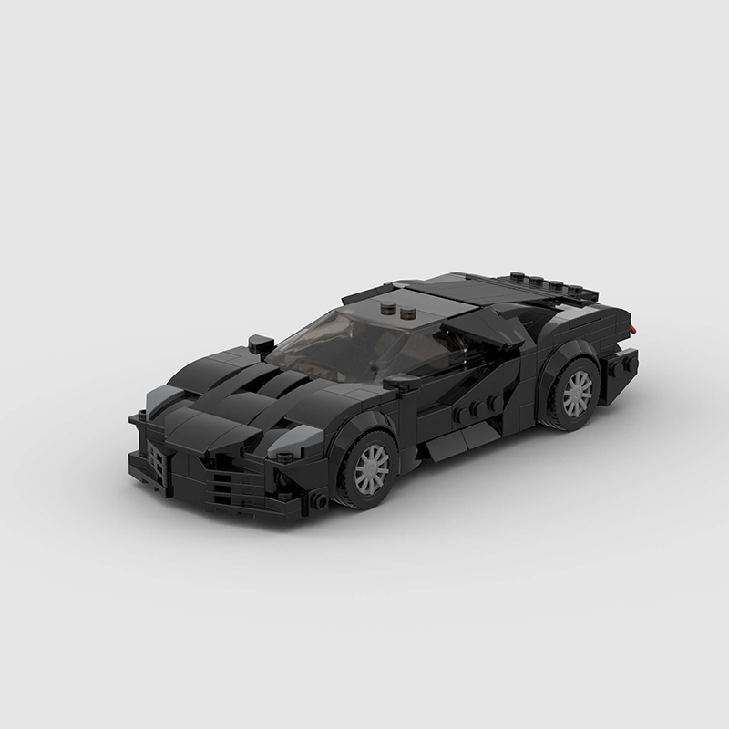 Image of Bugatti La Voiture Noire - Lego Building Blocks by Targa Toys