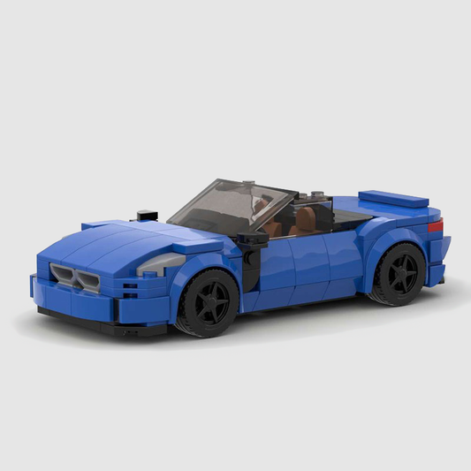 BMW Z4 Coupe made from lego building blocks