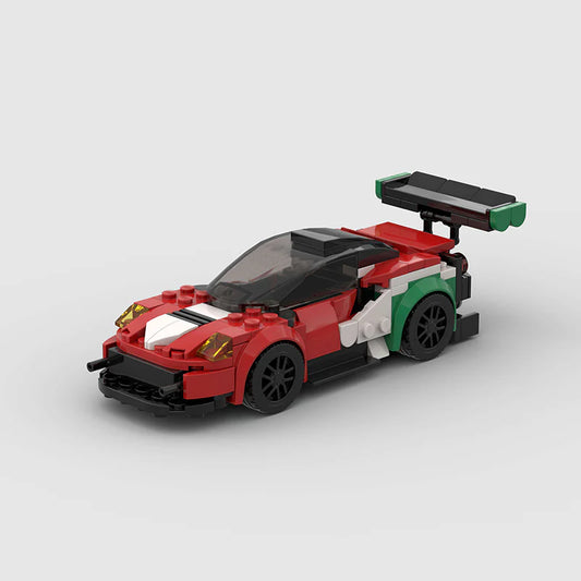 Ferrari 488 GT3 EVO made from lego building blocks