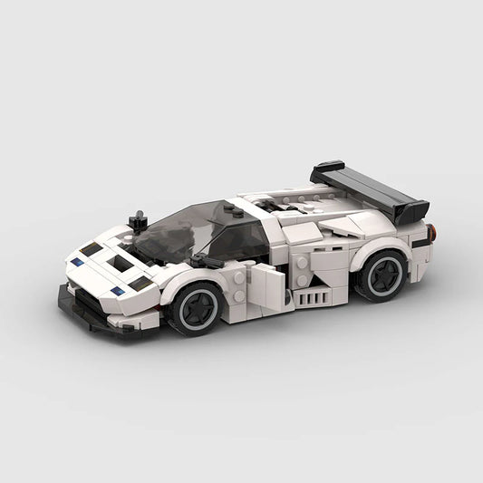 Lamborghini Diablo 1990 made from lego building blocks
