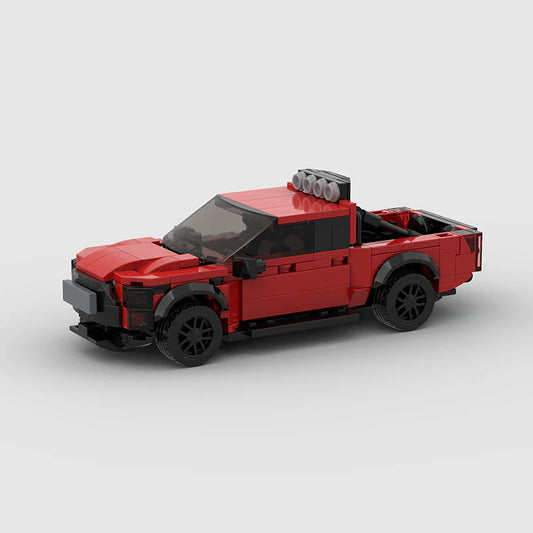 Ford Raptor F150 Explorer made from lego building blocks