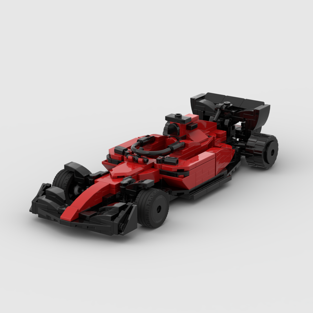 Image of Ferrari F1-75 - Lego Building Blocks by Targa Toys