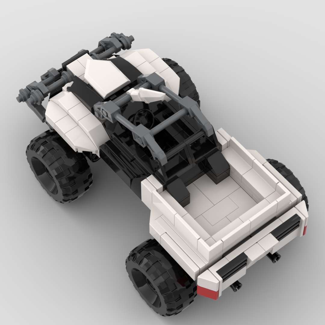 White Wollf Baja Truck - Building Blocks Set | Targa Toys