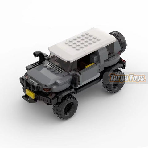 Toyota FJ Cruiser Off-Road made from lego building blocks