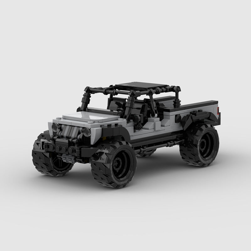 Image of Jeep Wrangler Gladiator - Lego Building Blocks by Targa Toys