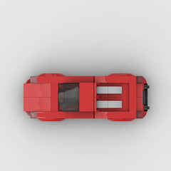 Porsche Carrera GT made from lego building blocks