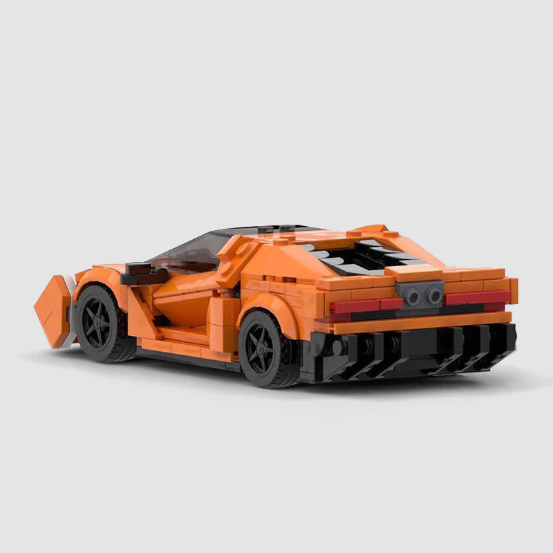 Lamborghini Revuelto made from lego building blocks