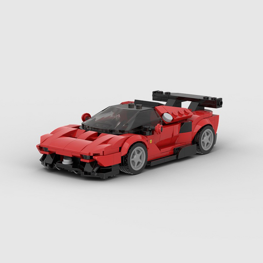 Ferrari P80C made from lego building blocks