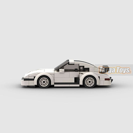 Porsche 930 Flat Nose made from lego building blocks