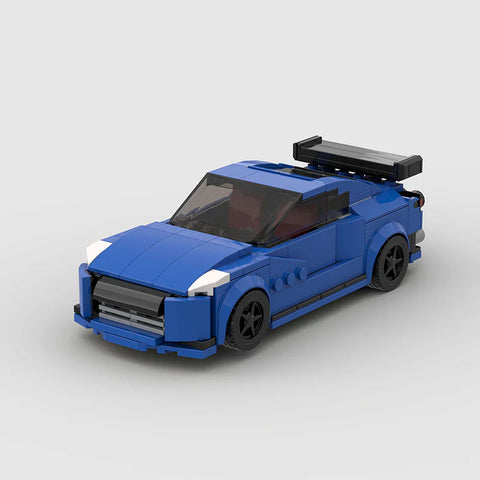 Nissan GTR R35 Nismo made from lego building blocks