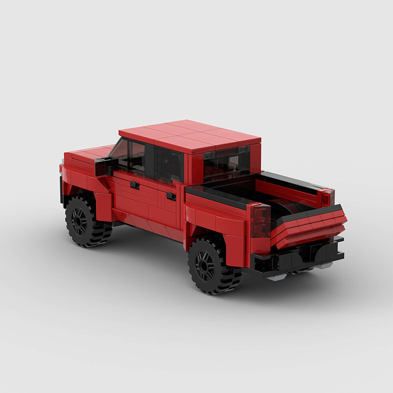 Chevrolet Silverado 1500 2019 made from lego building blocks