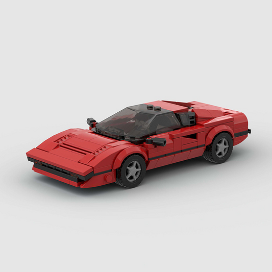 Ferrari 308 made from lego building blocks