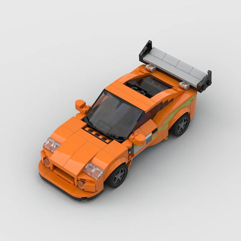 Toyota Supra Mk4 F&F Edition made from lego building blocks