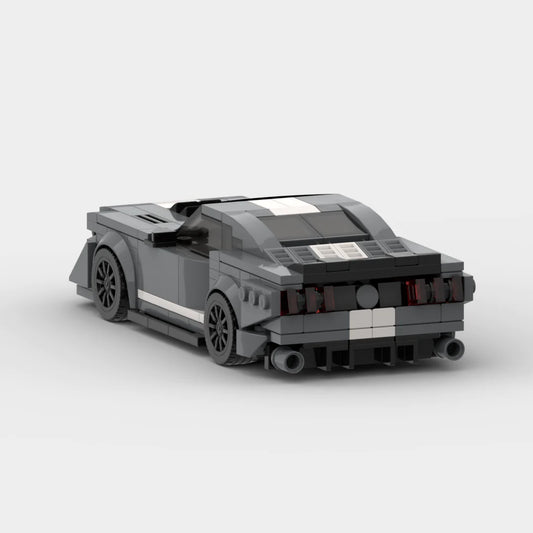 Ford Mustang Shelby GT500 Heritage made from lego building blocks