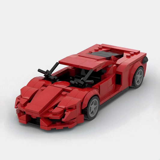 Ferrari Enzo made from lego building blocks