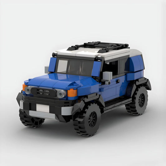 Toyota FJ Cruiser made from lego building blocks