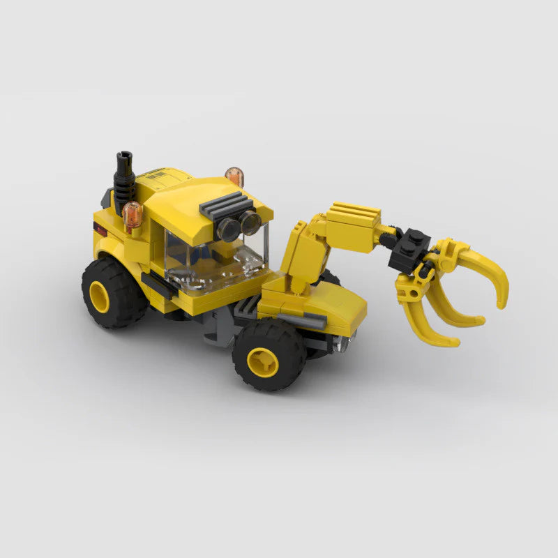 Mining Excavator Transport made from lego building blocks