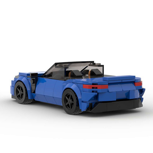 BMW Z4 Coupe made from lego building blocks