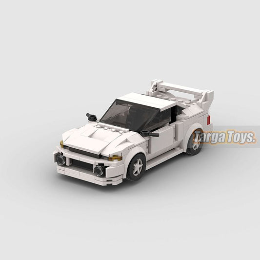 Mitsubishi EVO II Gen V Rally made from lego building blocks