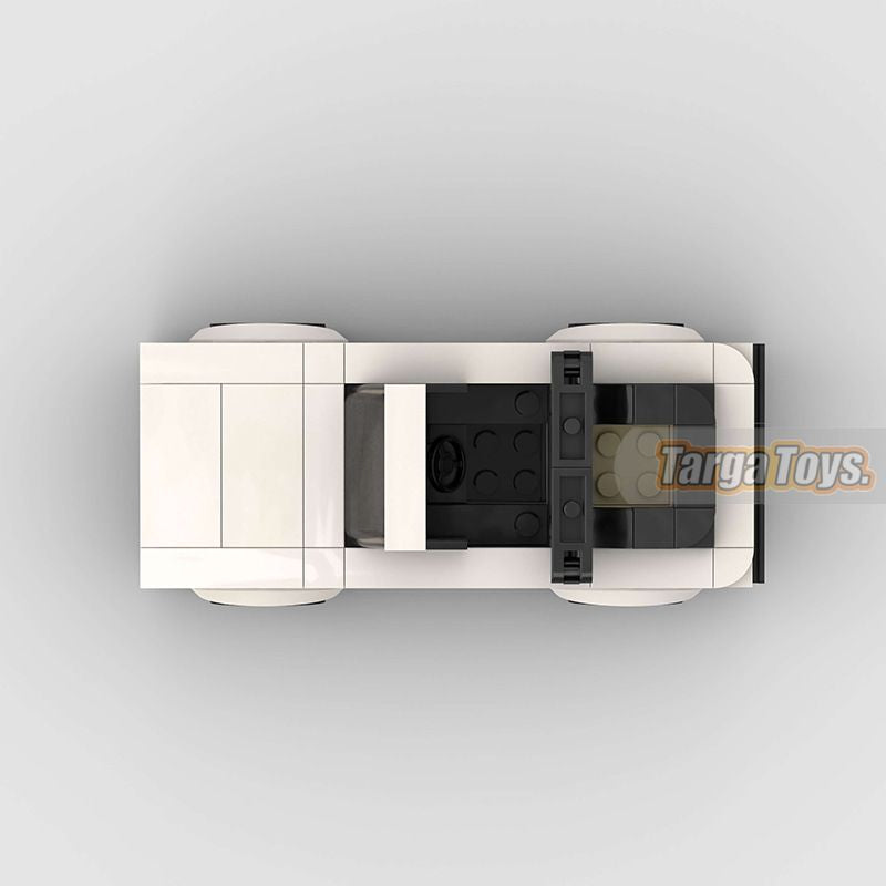 Volkswagen Golf MK1 Cabrio made from lego building blocks