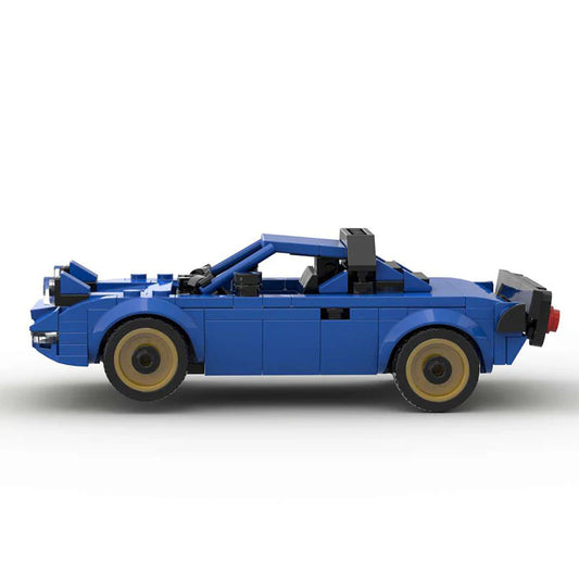 Lancia Stratos made from lego building blocks