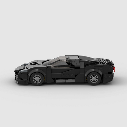 Bugatti La Voiture Noire made from lego building blocks