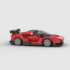 Image of Ferrari P80/C - Lego Building Blocks by Targa Toys