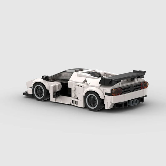 Lamborghini Diablo 1990 made from lego building blocks