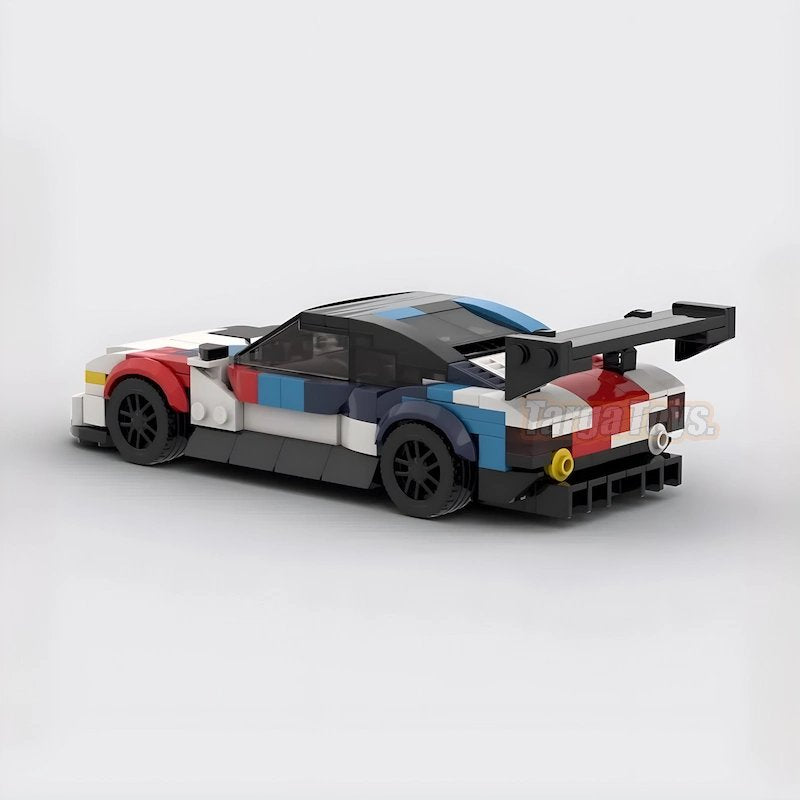 BMW M4 GT3 made from lego building blocks