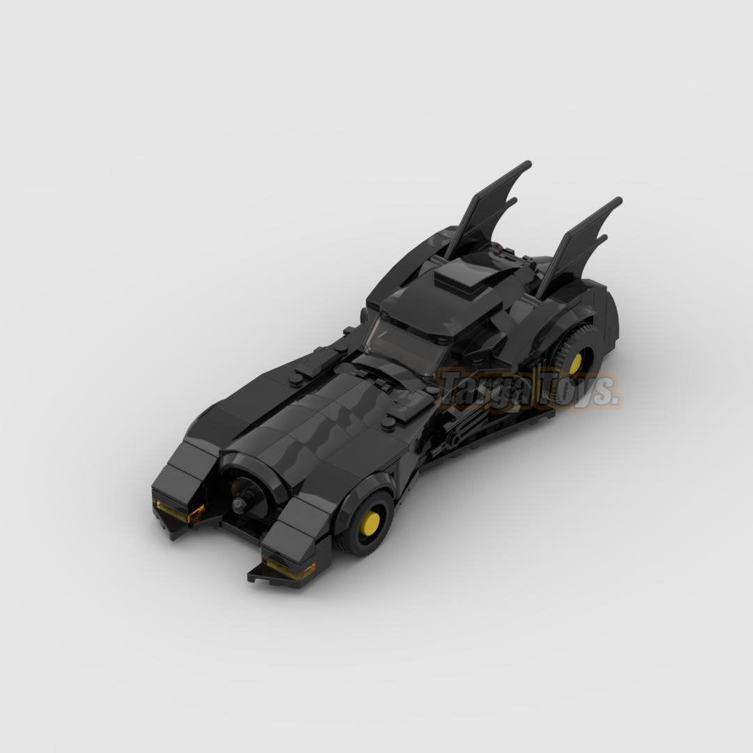Modern Batmobile made from lego building blocks