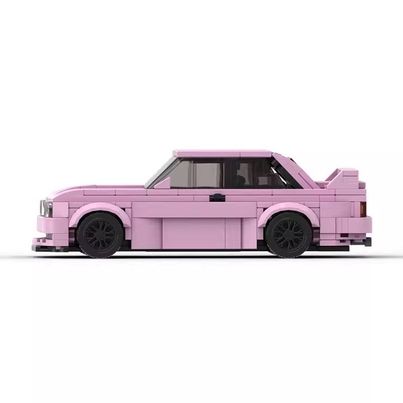 BMW M3 E30 | Pink made from lego building blocks