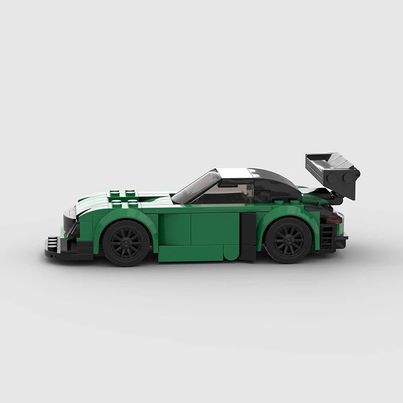 Mercedes AMG GT3 EVO made from lego building blocks