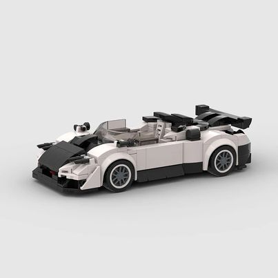 Image of Pagani Zonda Roadster - Lego Building Blocks by Targa Toys