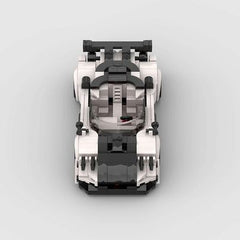 Pagani Zonda Roadster made from lego building blocks