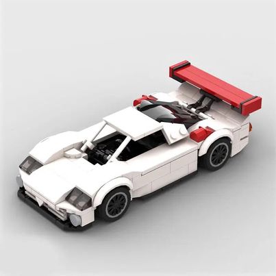 Nissan R390GT1 made from lego building blocks